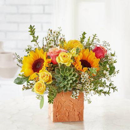 Sunflower Season Bouquet –  Blooming Branches, Guttenberg IA