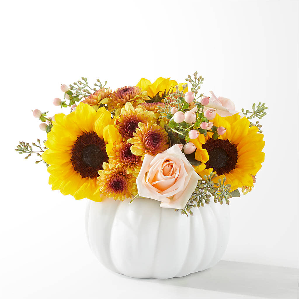 Pumpkin to Talk About Bouquet –  Blooming Branches, Guttenberg IA