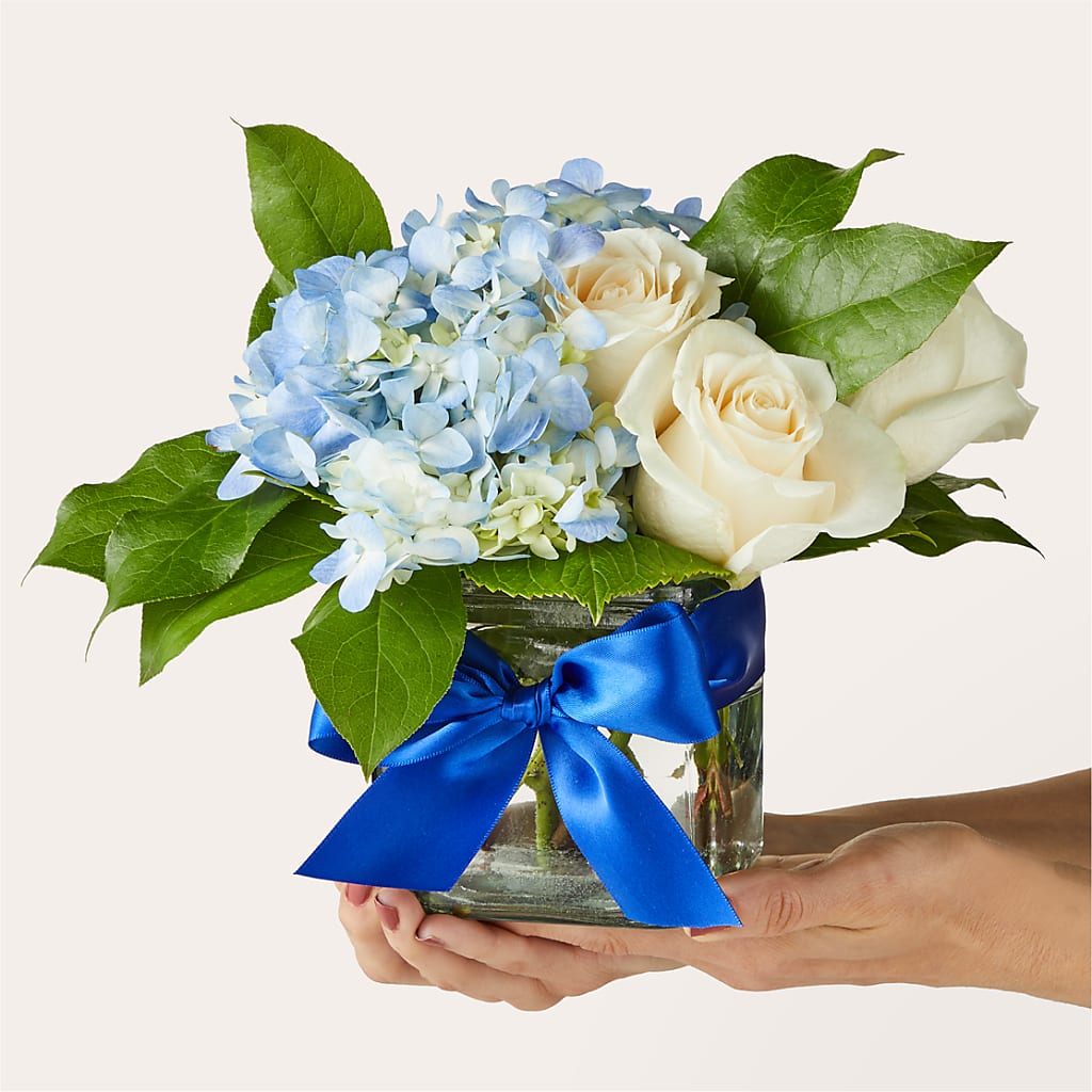 Sky Blue Delight Bouquet –  Blooming Branches, Guttenberg IA