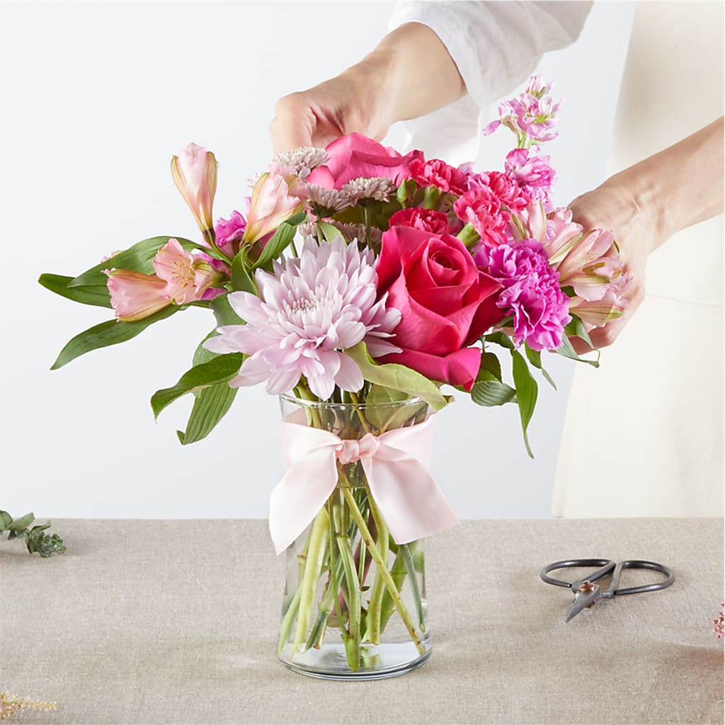 Pink Ribbon - A Florist Original –  Blooming Branches, Guttenberg IA