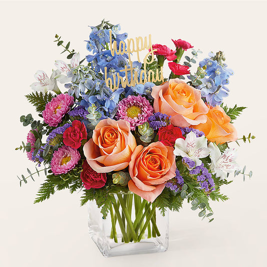 Birthday Bash Bouquet –  Blooming Branches, Guttenberg IA