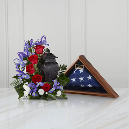 Patriotic Tribute Arrangement –  Blooming Branches, Guttenberg IA