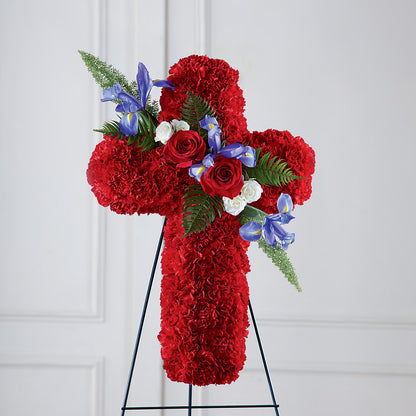 Faithful Hero Floral Cross –  Blooming Branches, Guttenberg IA