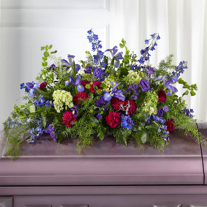 Always Treasured Casket Spray –  Blooming Branches, Guttenberg IA