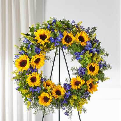 Bright Rays Wreath –  Blooming Branches, Guttenberg IA