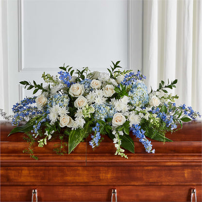 Timeless Essence Casket Spray –  Blooming Branches, Guttenberg IA