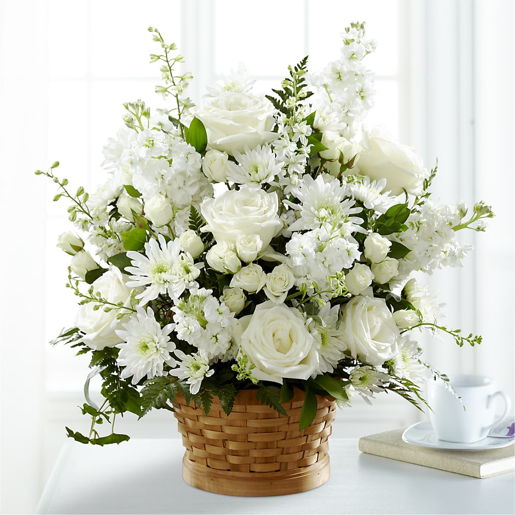 Heartfelt Condolences Arrangement –  Blooming Branches, Guttenberg IA