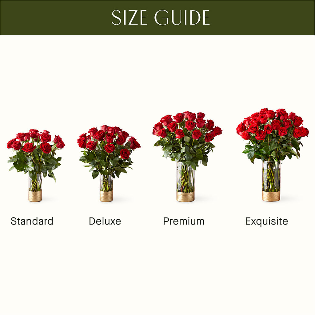 Classic Love Red Rose Bouquet –  Blooming Branches, Guttenberg IA