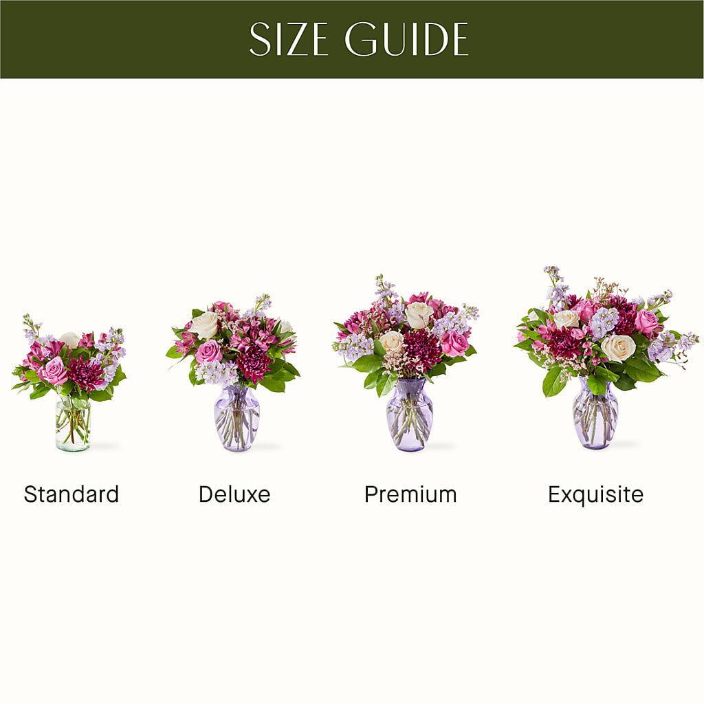 Amethyst Dreams Bouquet –  Blooming Branches, Guttenberg IA