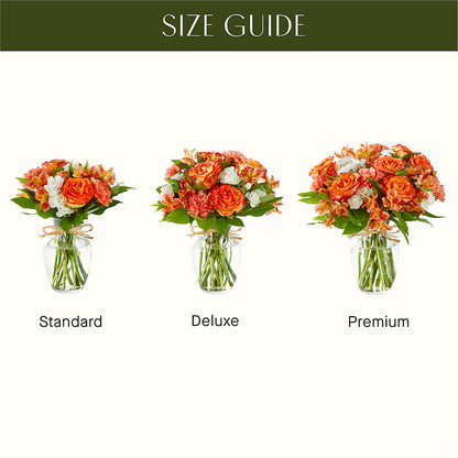 Apricot Glow Bouquet –  Blooming Branches, Guttenberg IA