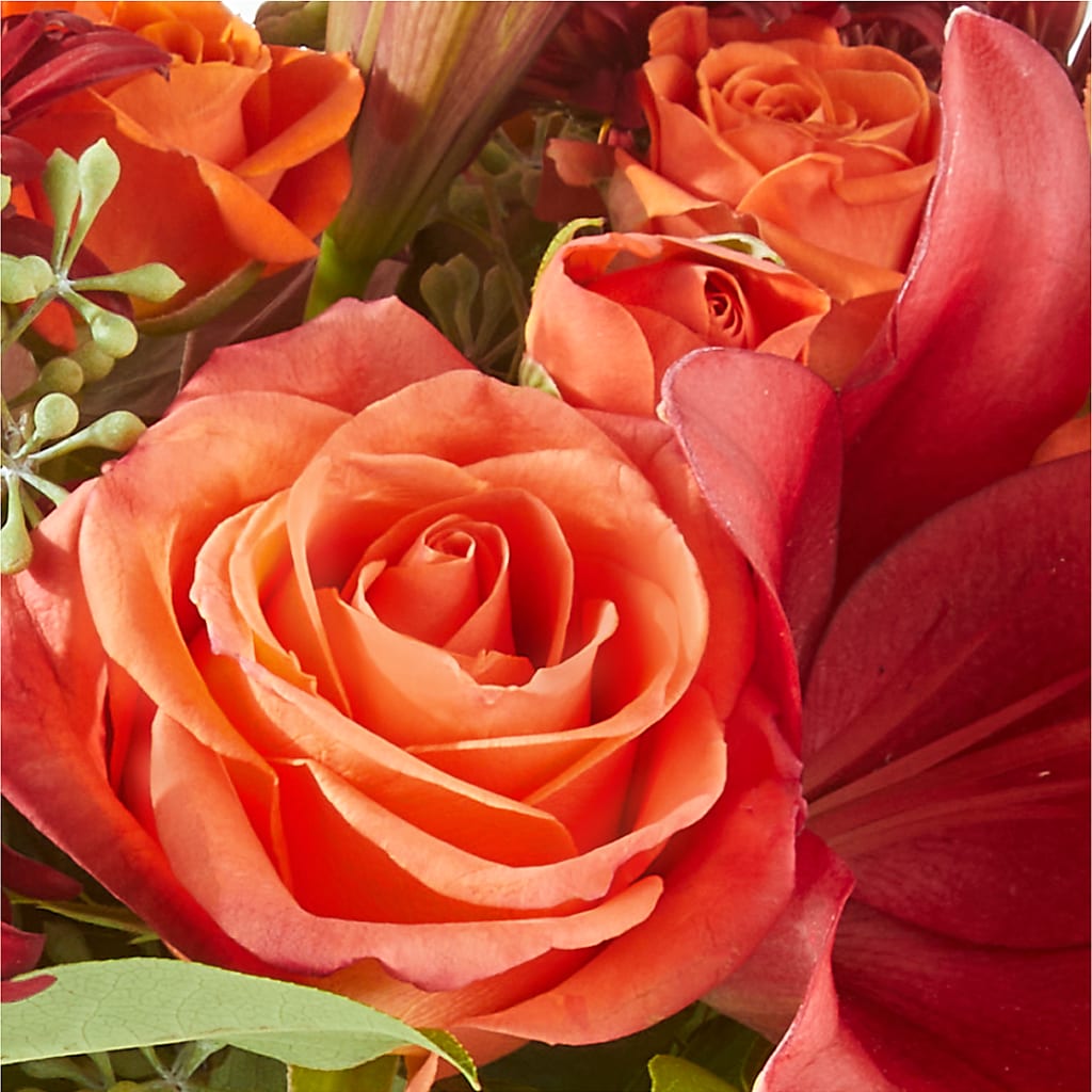 Crimson Leaves Bouquet –  Blooming Branches, Guttenberg IA