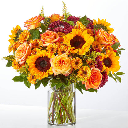 Flannel Scarf Bouquet –  Blooming Branches, Guttenberg IA