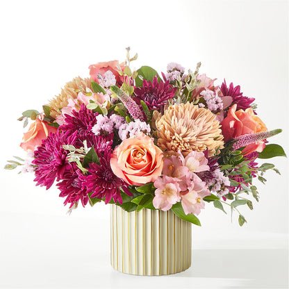 Berry Cobbler Bouquet with Ivory Vase –  Blooming Branches, Guttenberg IA