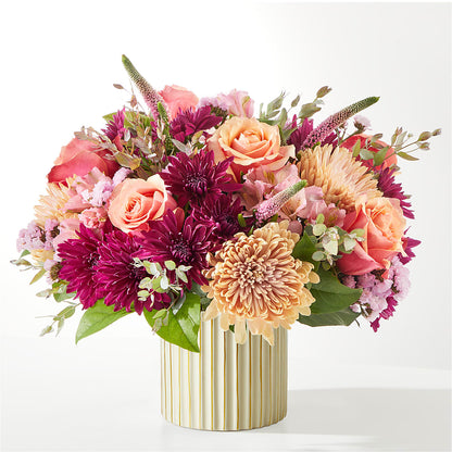Berry Cobbler Bouquet with Ivory Vase –  Blooming Branches, Guttenberg IA