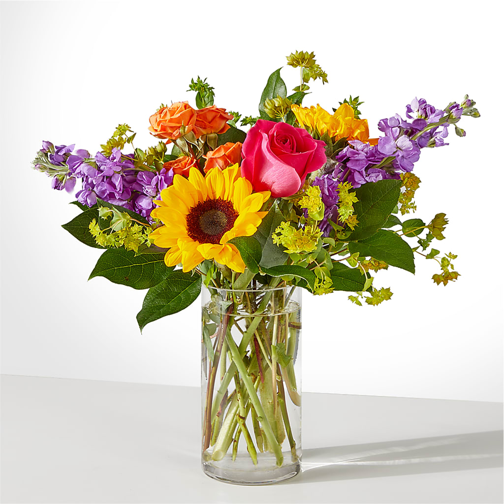 Vibrant Greetings Bouquet –  Blooming Branches, Guttenberg IA