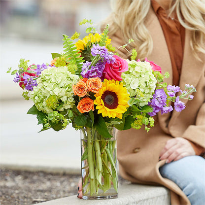Vibrant Greetings Bouquet –  Blooming Branches, Guttenberg IA