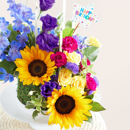 Star of the Day Floral Cake –  Blooming Branches, Guttenberg IA