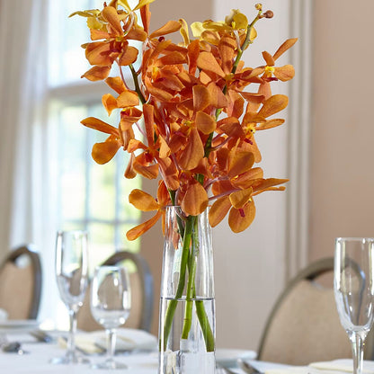Orange Mokara Bud Vase –  Blooming Branches, Guttenberg IA